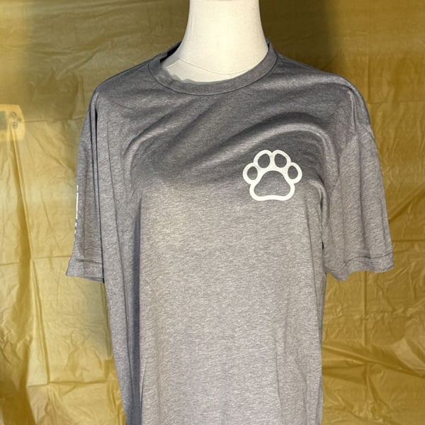 Til Valhalla Project Some Therapists Have Four Legs Graphic T-Shirt Gray