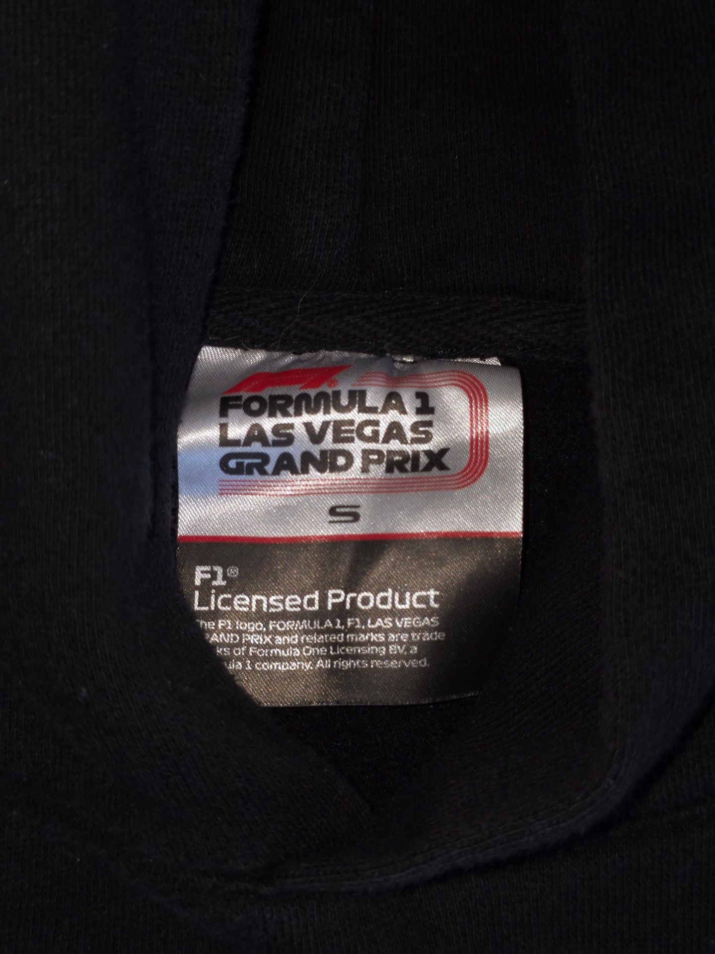 Formula 1 Las Vegas Grand Prix 2024 Hoodie Size S Black Licensed 4