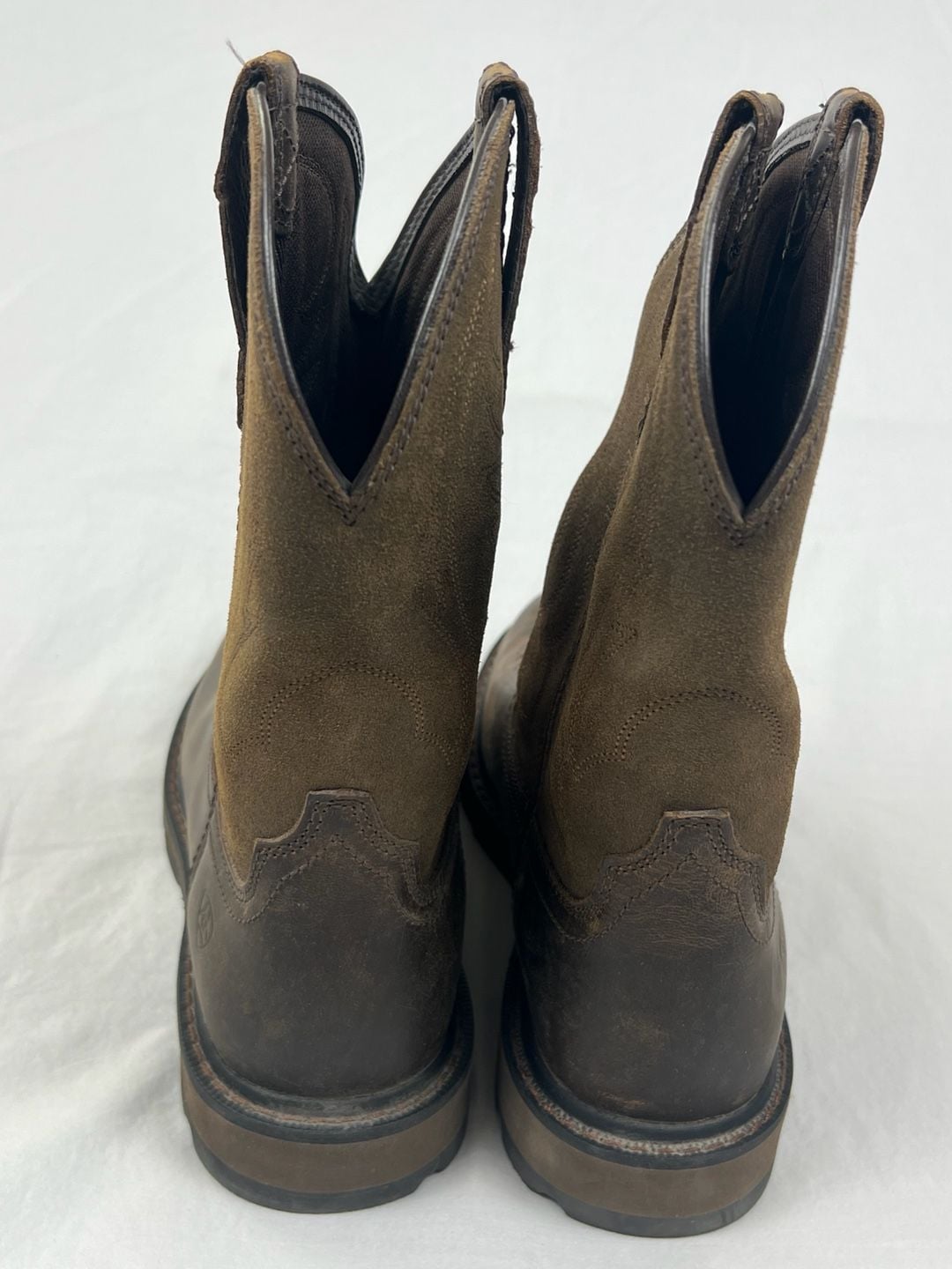 Ariat Groundbreaker Work Boots Brown Leather 4
