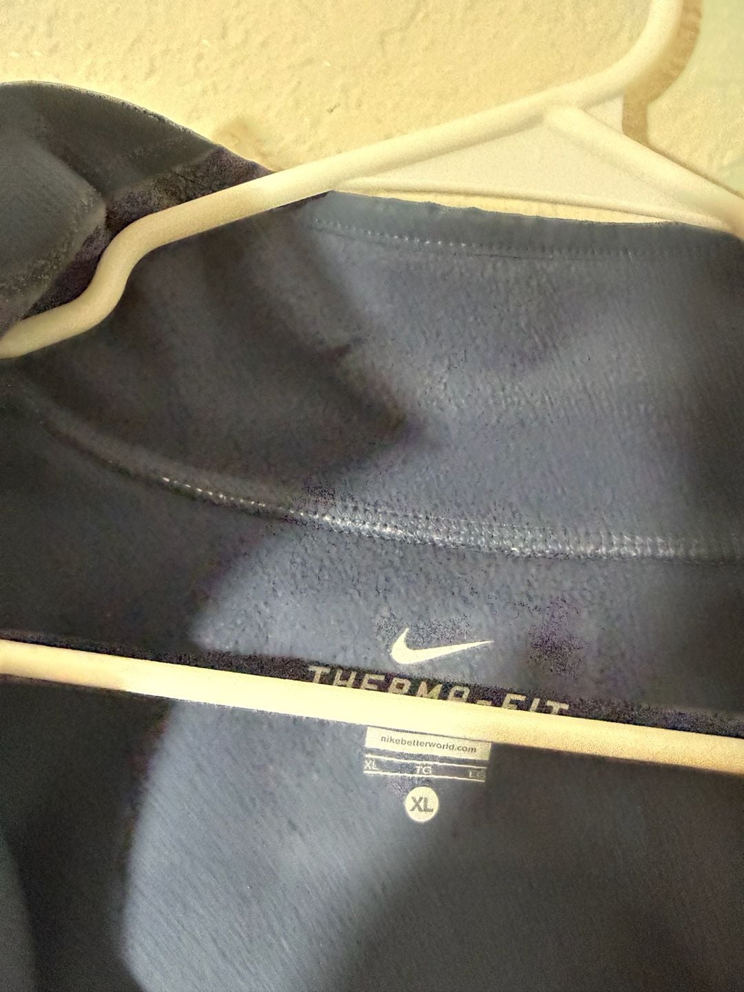 Nike Therma-FIT Hybrid Fleece Zip Jacket Size XL womens slate/navy Blue 3