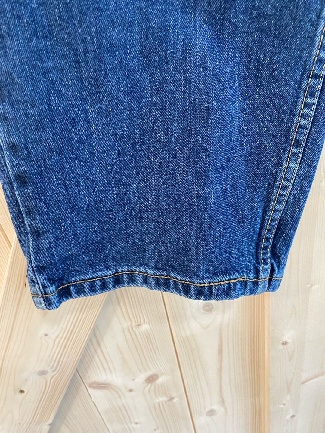 Levi's 505 Regular Fit Jeans 38x32 Blue Denim Straight Leg 3
