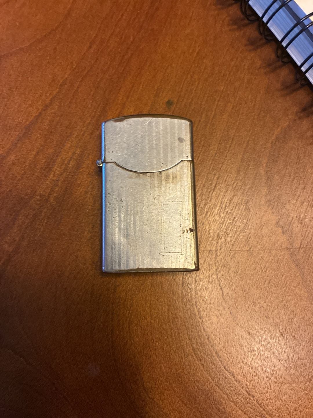 Summit Vintage Pocket Lighter Silver Tone Japan-untested 1