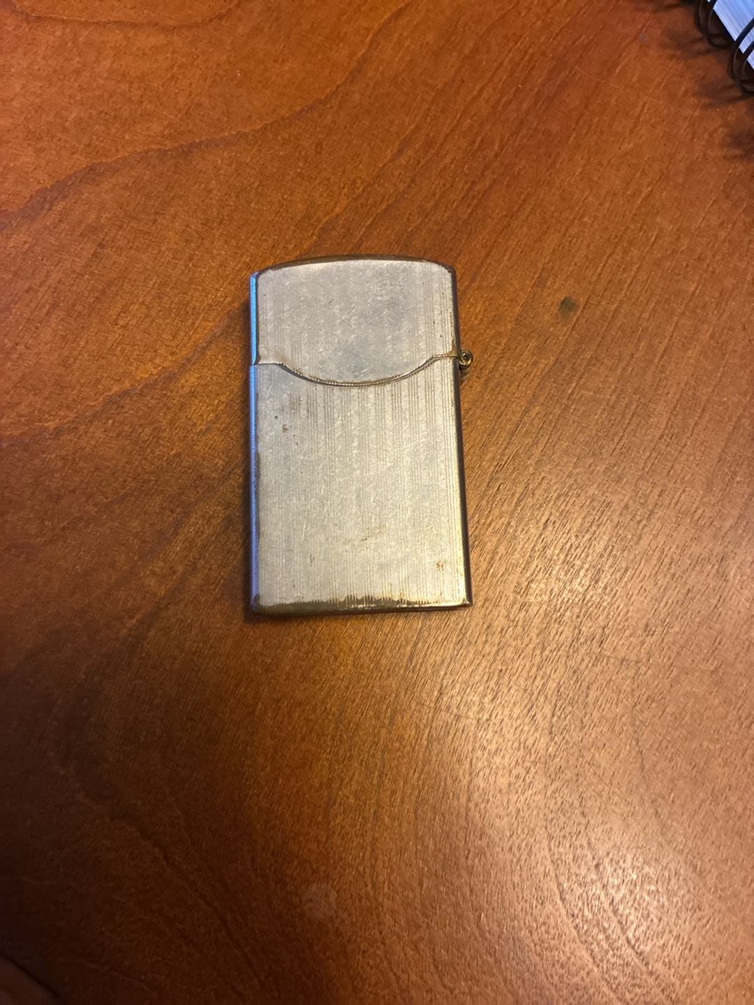 Summit Vintage Pocket Lighter Silver Tone Japan-untested 2
