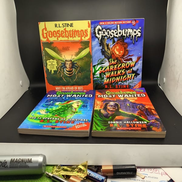 Goosebumps R.L. Stine Paperback Book Lot of 4