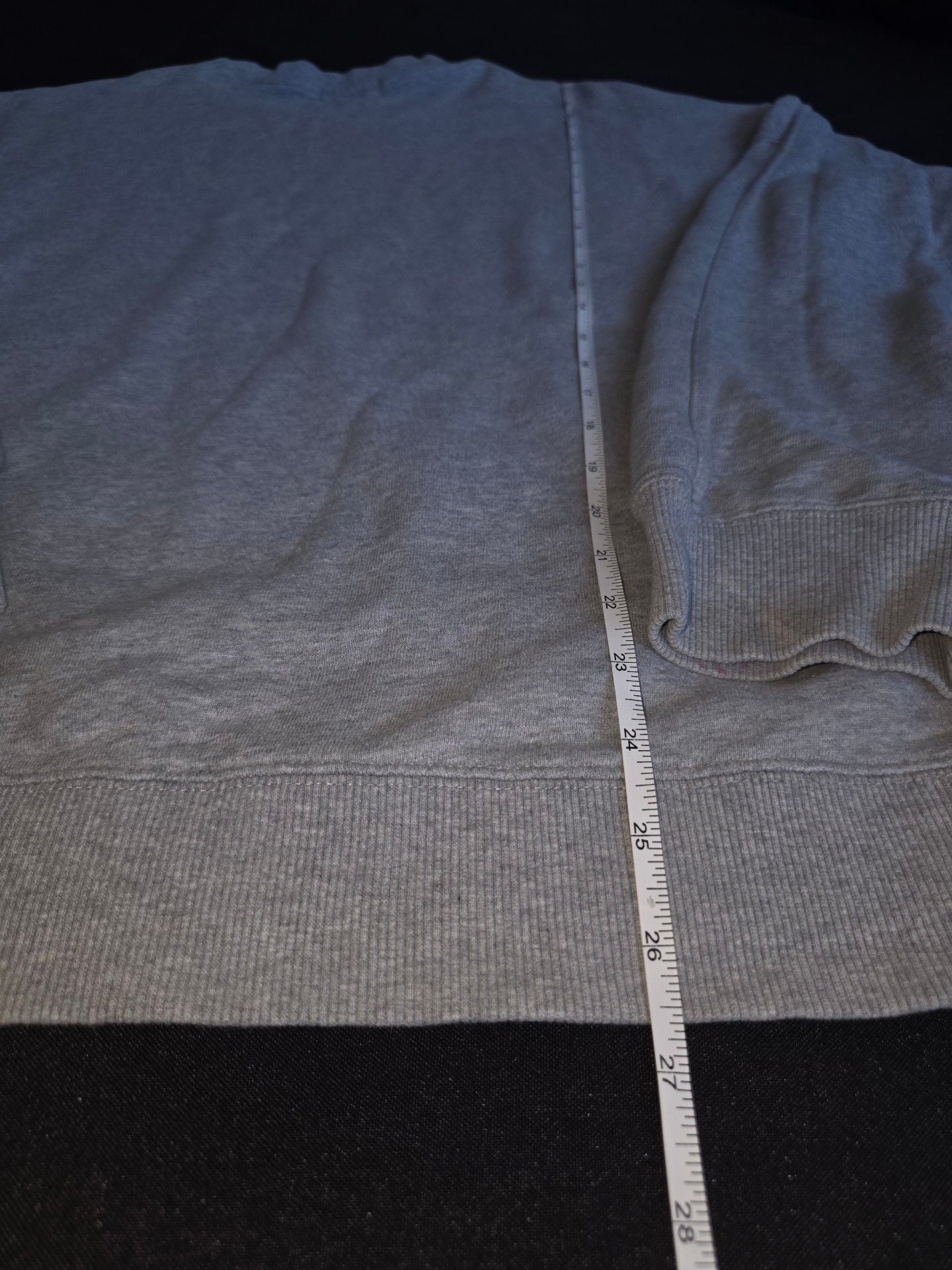 True Religion Sweatshirt Size L Grey Black Box Logo Crewneck 6
