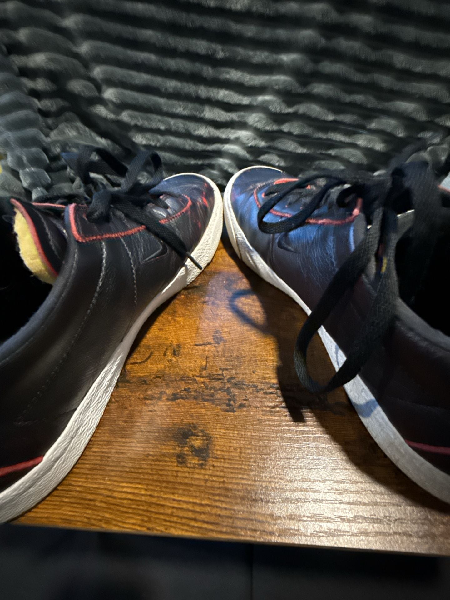 Nike SB Bruin Low x NBA Chicago Bulls Black Leather Sneakers 6