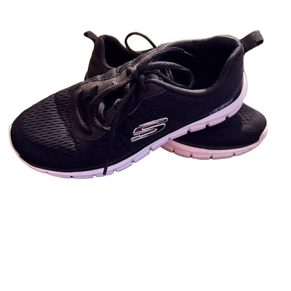 Skechers Summits Sneakers Black Mesh Lightweight Walking Shoes 8 Woman