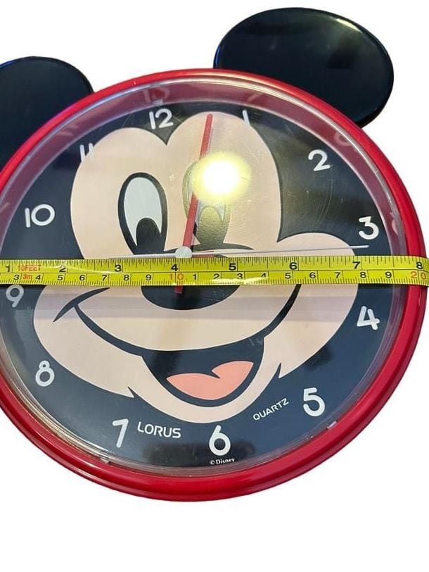 Lorus Disney Mickey Mouse Quartz Wall Clock 5