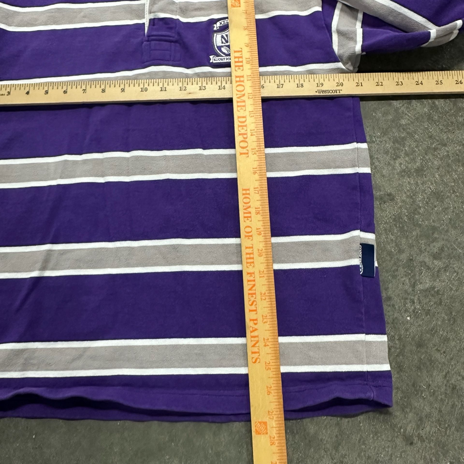 Vintage Barbarian Halbro Rugby Shirt Kellogg Rugby Club Made Canada Medium 8