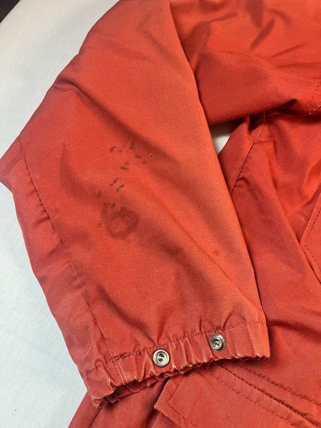 Woolrich Mountain Parka Jacket Small Red 60/40 Utility Coat Vintage 70s 3
