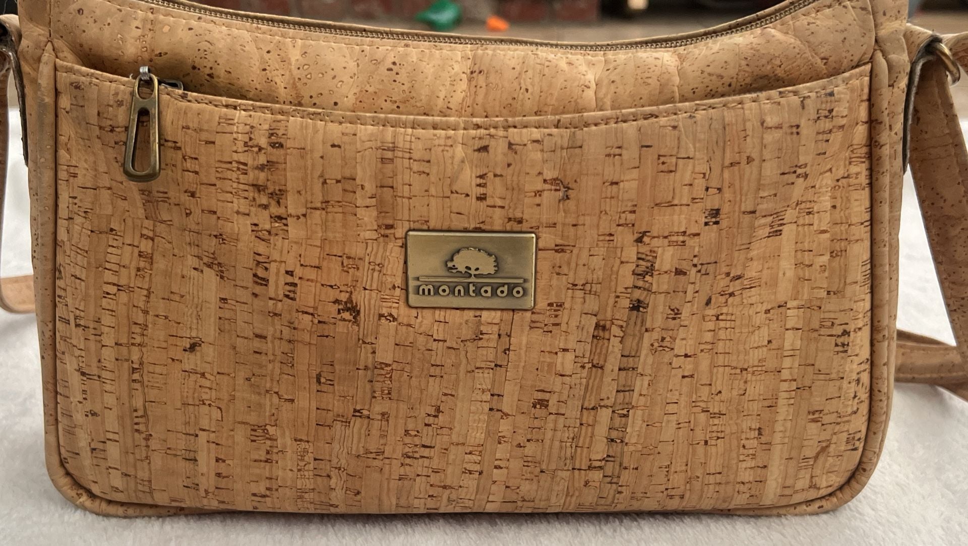 Montado Cork Crossbody Bag Handbag Purse Brown 2