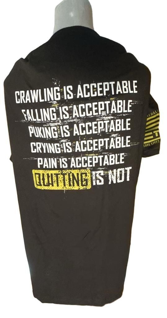Til Valhalla Project Keep Moving Forward Graphic T-Shirt Black 3