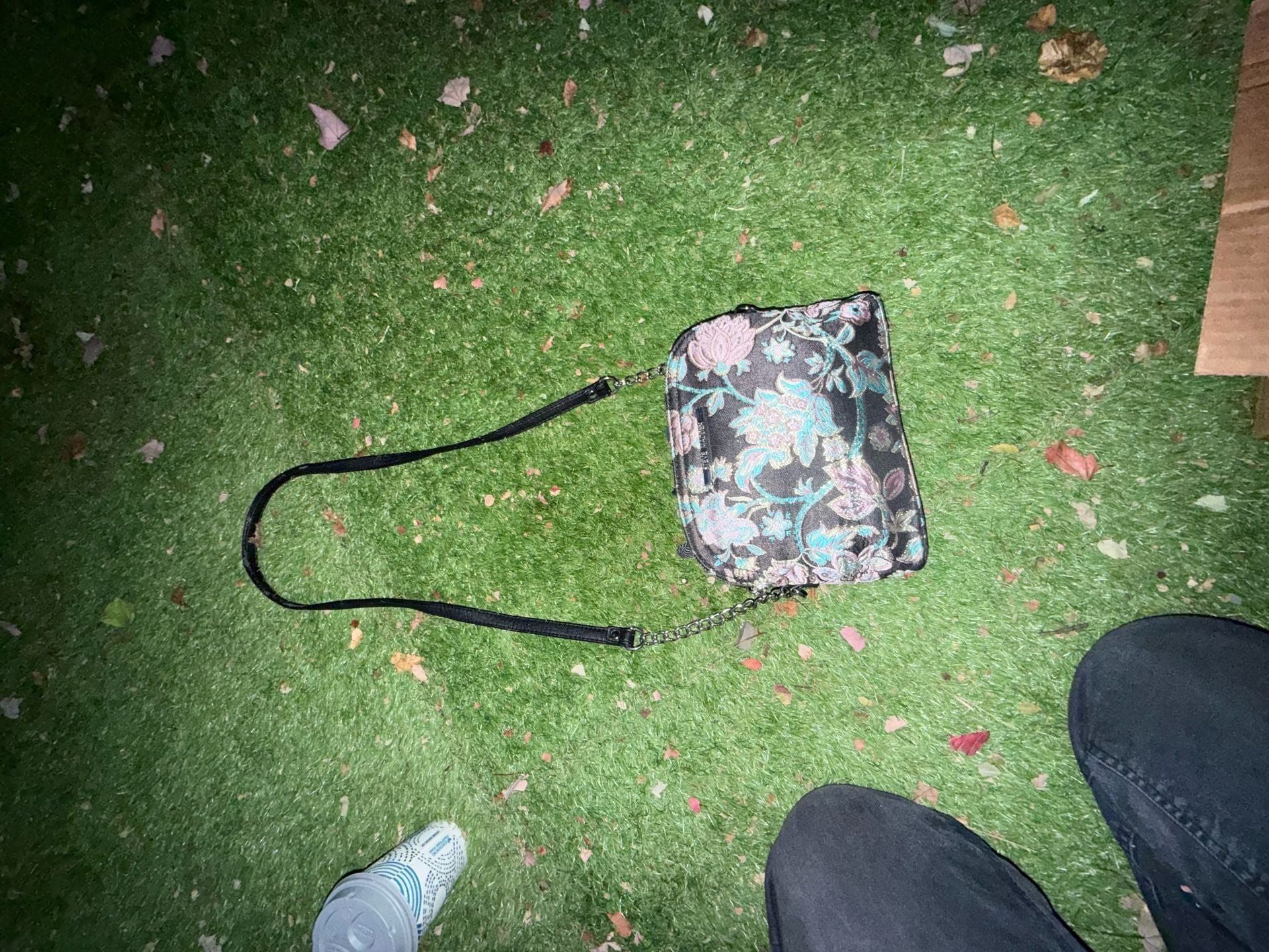 Steve Madden Floral Tapestry Crossbody Bag 4