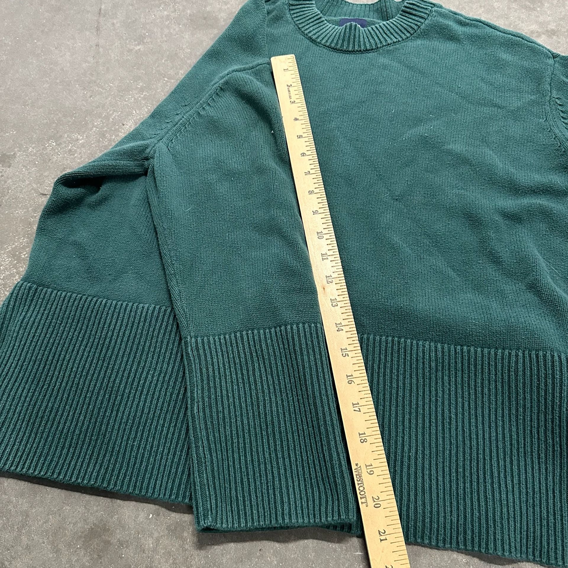 GAP 100% Cotton Crewneck Sweater XL Oversized Boxy Chunky Ribbed Knit 6