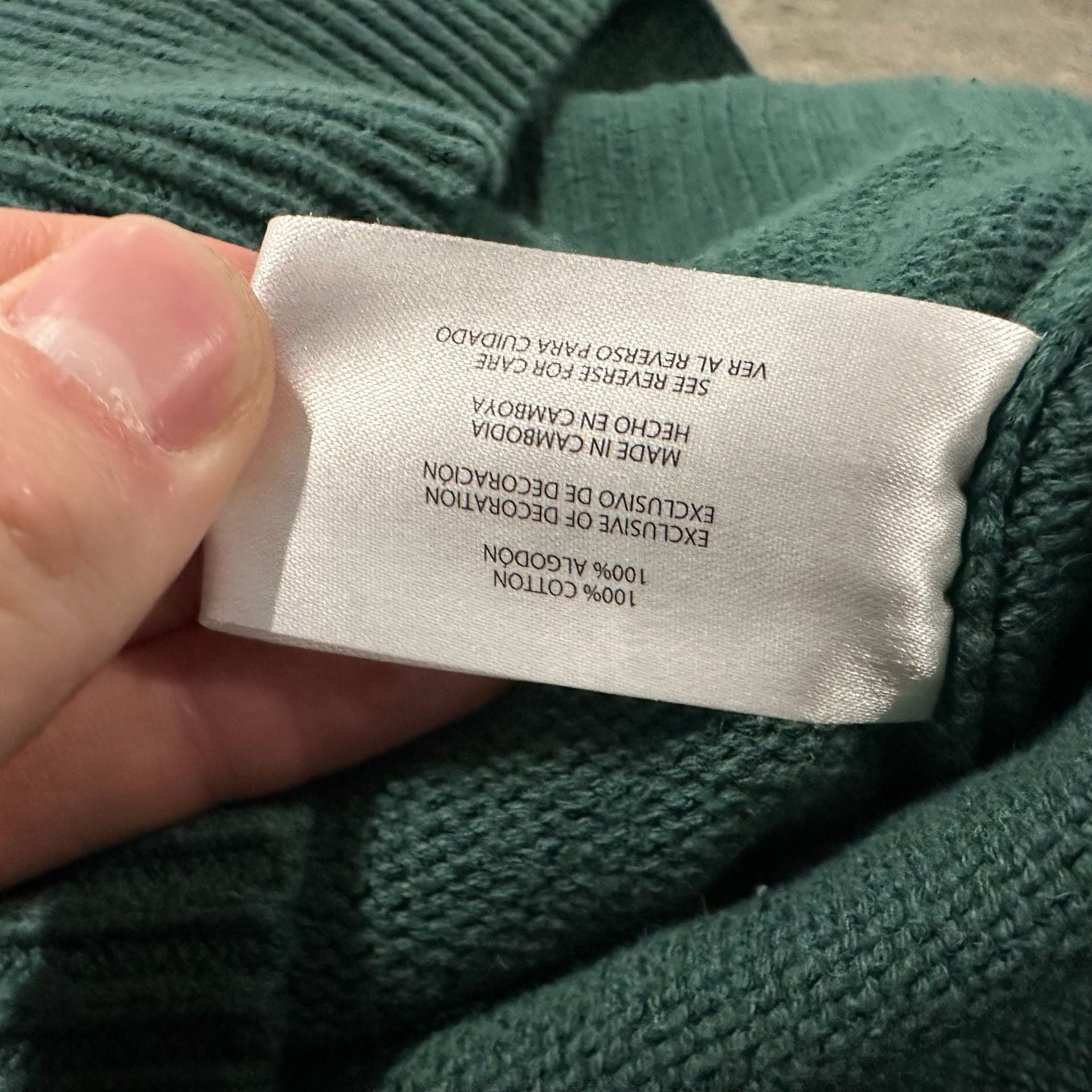 GAP 100% Cotton Crewneck Sweater XL Oversized Boxy Chunky Ribbed Knit 7