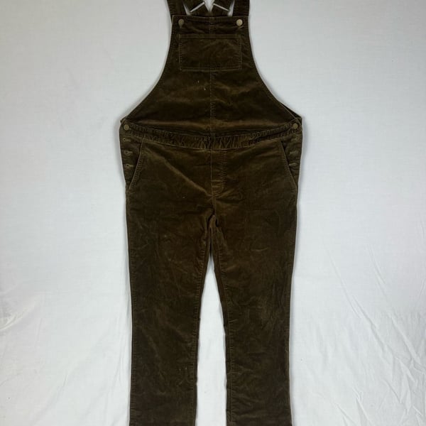 Hatch The Selma Cord Overall Brown Corduroy