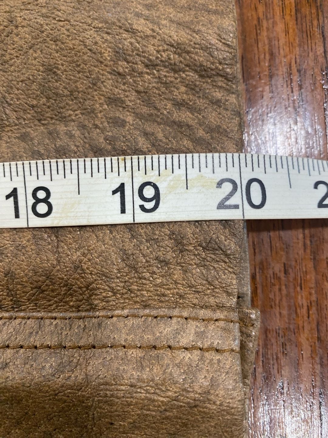 B.E.S.T. Authentic Leather Skirt Size 7 Brown Vintage Pencil 10