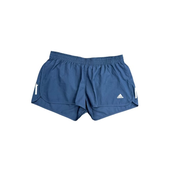 Adidas Running Shorts Size L 3" Blue Aeroready