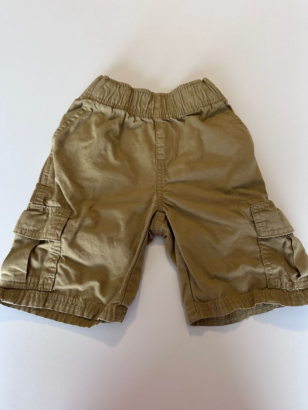 The Children's Place Cargo Shorts Size 5 Khaki Pull On 2