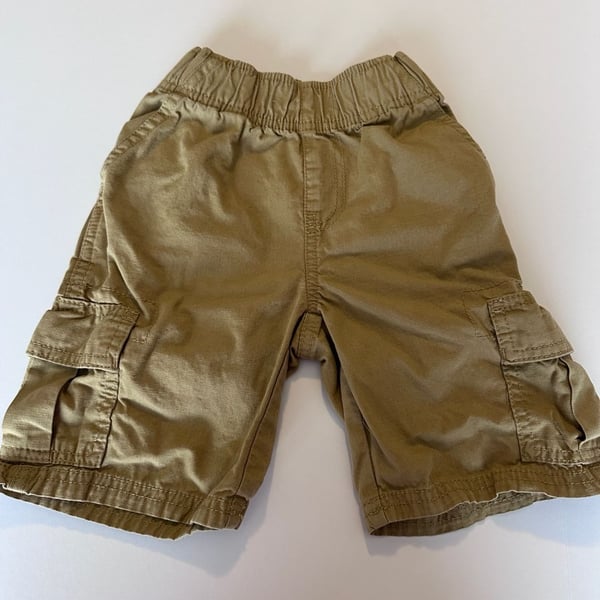 The Children's Place Cargo Shorts Size 5 Khaki Pull On