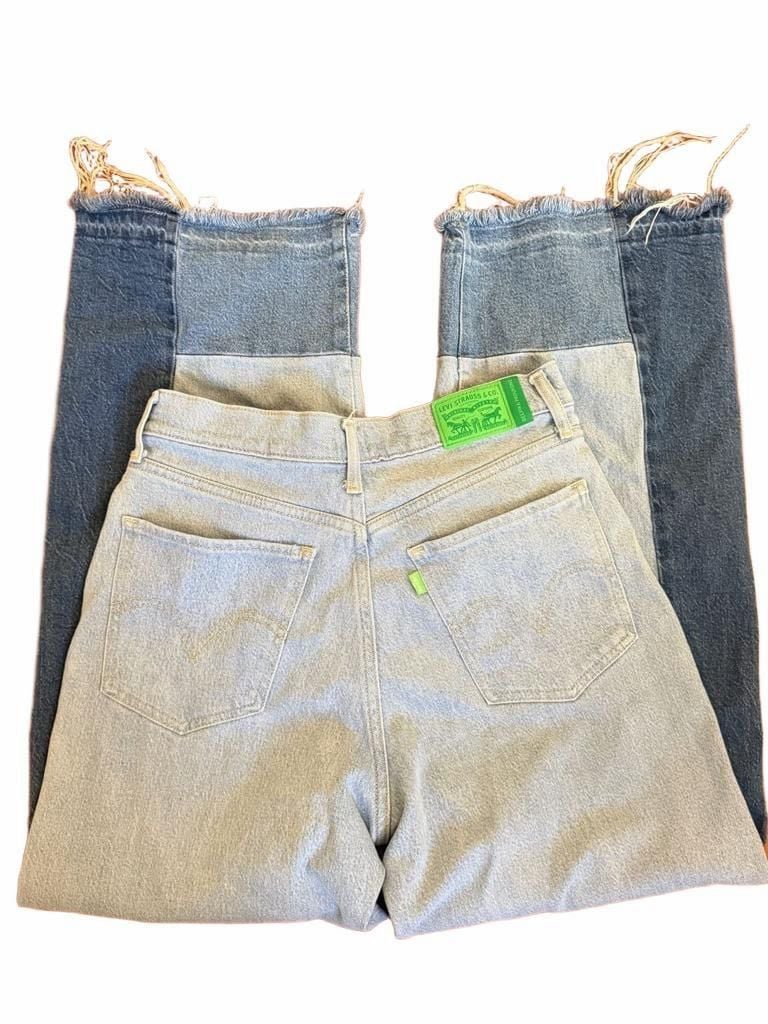 Levi's x Deepika Padukone Jeans Size 30 Two Tone Denim 6