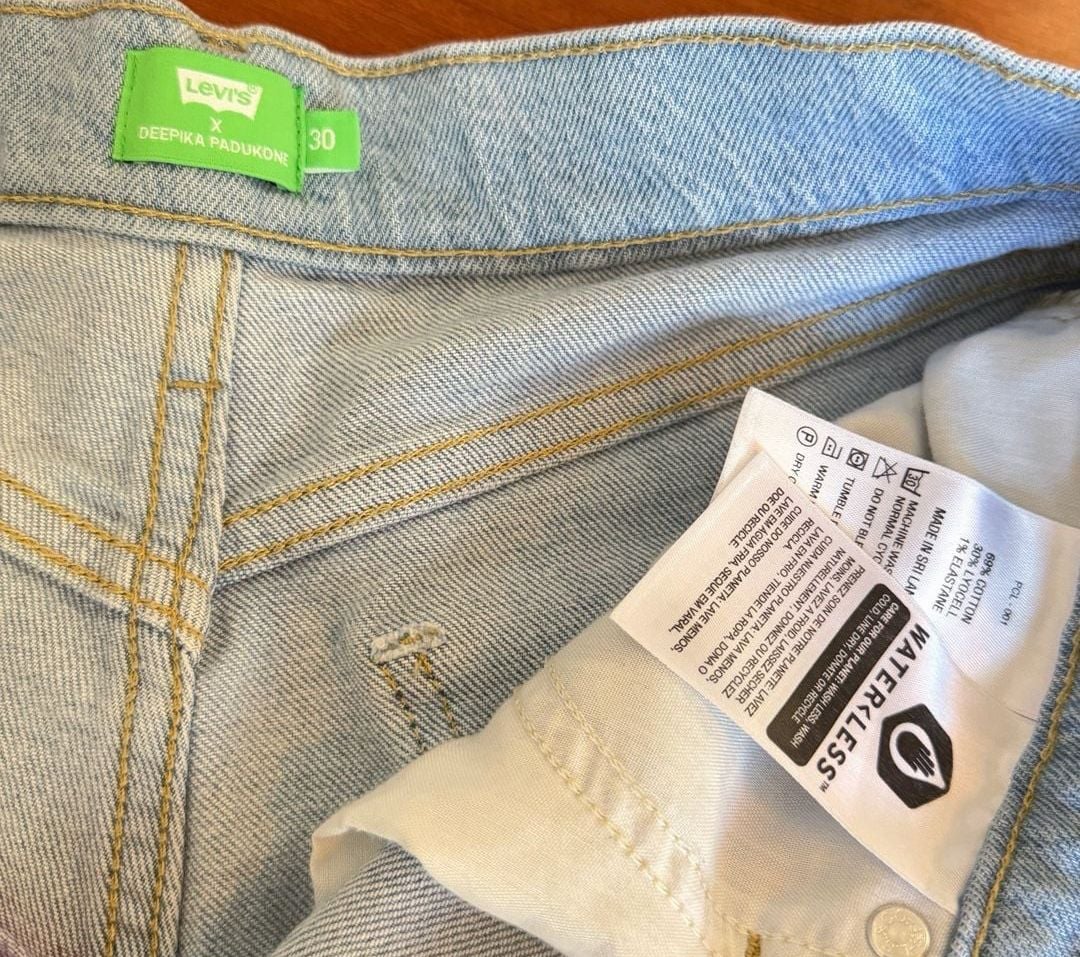 Levi's x Deepika Padukone Jeans Size 30 Two Tone Denim 9