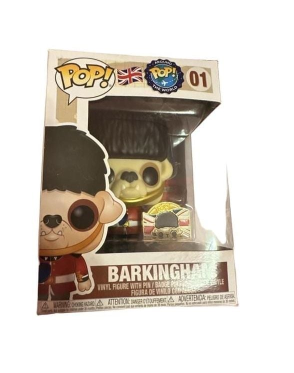 Funko Pop Around The World Barkingham Vinyl Figure with Pin #01 1
