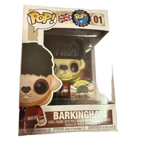 Funko Pop Around The World Barkingham Vinyl Figure with Pin #01