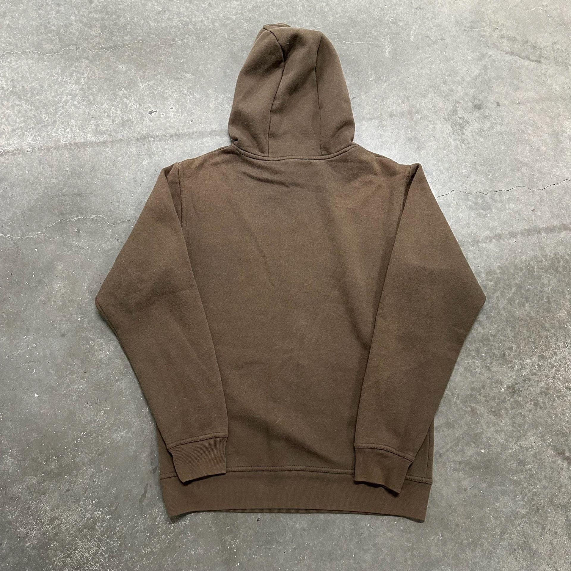 Cabela's Logo Hoodie Size S Reg Brown Camo Hood Sweatshirt 3