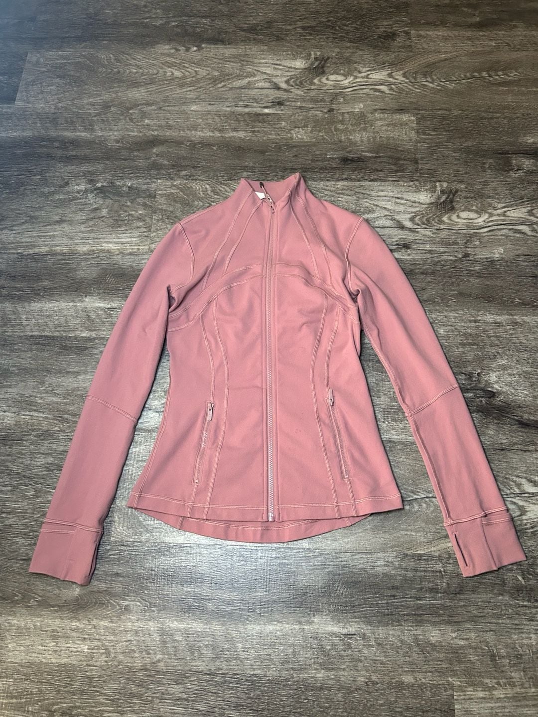 Lululemon Define Jacket Luon Size 6 Pink Full Zip Athletic 2