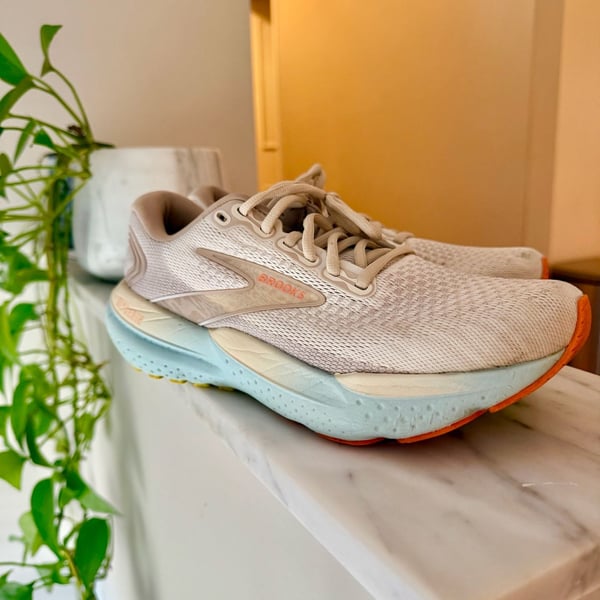 Brooks Glycerin 21 Running Shoes Coconut Aqua Autumn Sunset