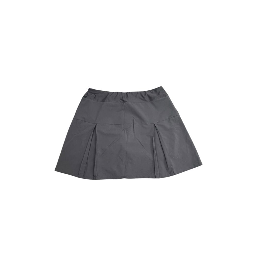 Lands' End Active Skort Size M Black Pleated Athletic Tennis 3