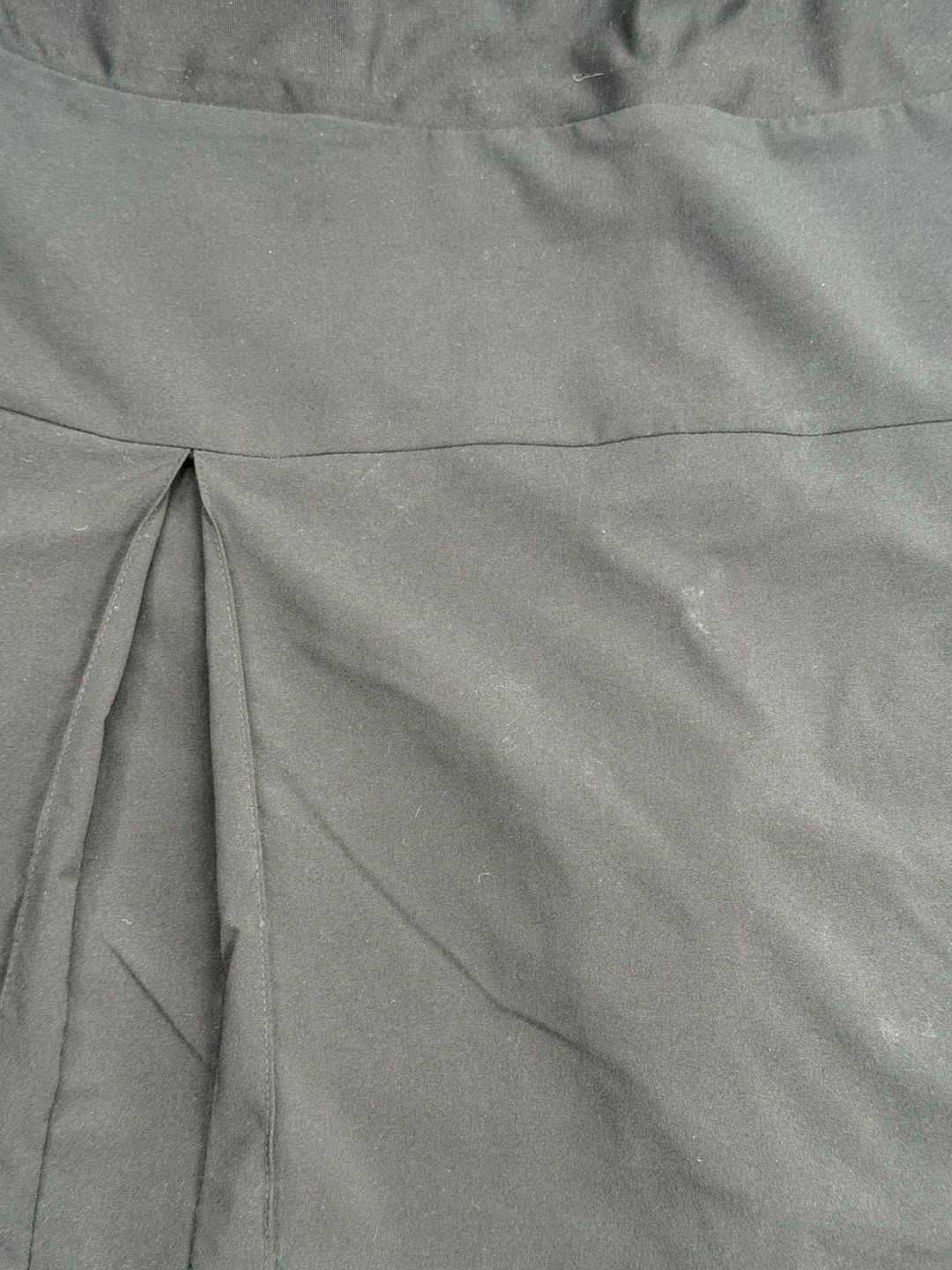 Lands' End Active Skort Size M Black Pleated Athletic Tennis 7