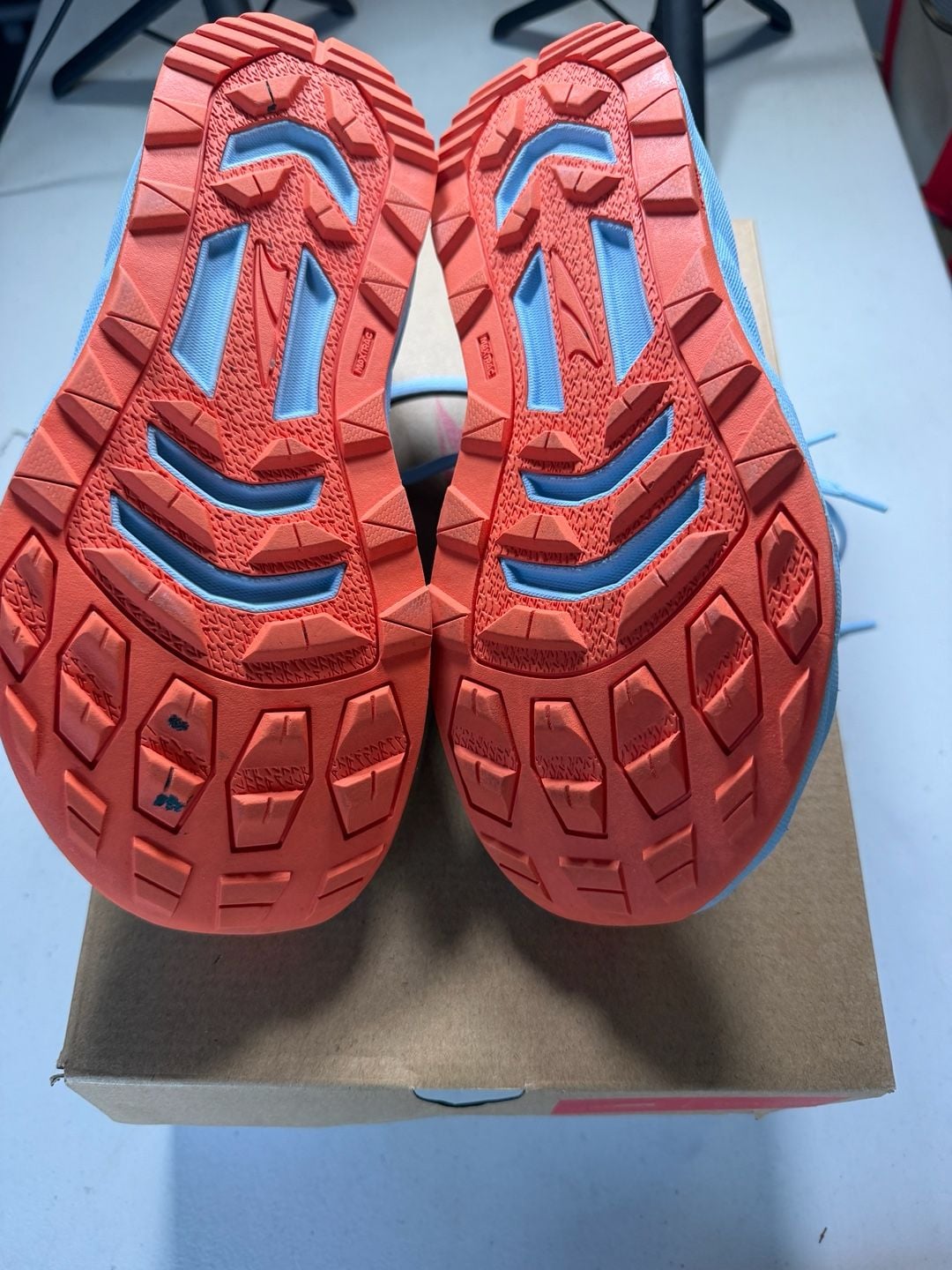 Altra Running Shoes White Light Blue Orange 4