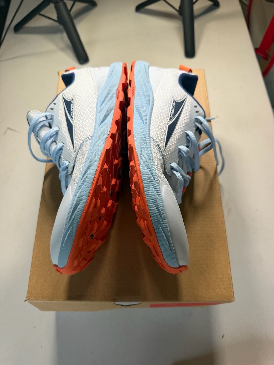 Altra Running Shoes White Light Blue Orange 5