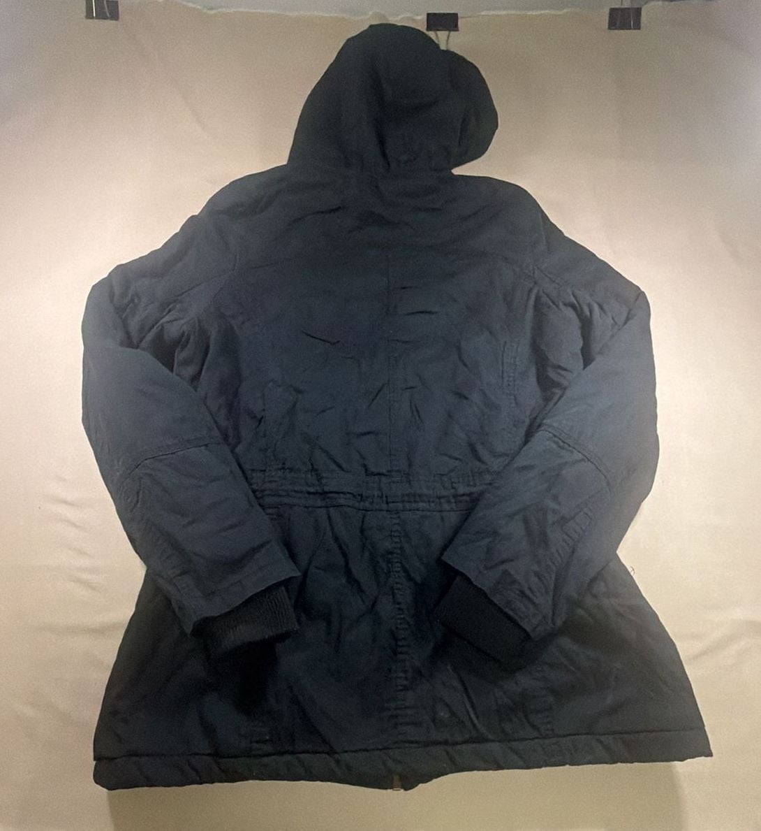 Tropi Collection Faux Shearling Lined Hooded Utility Jacket Size L 7