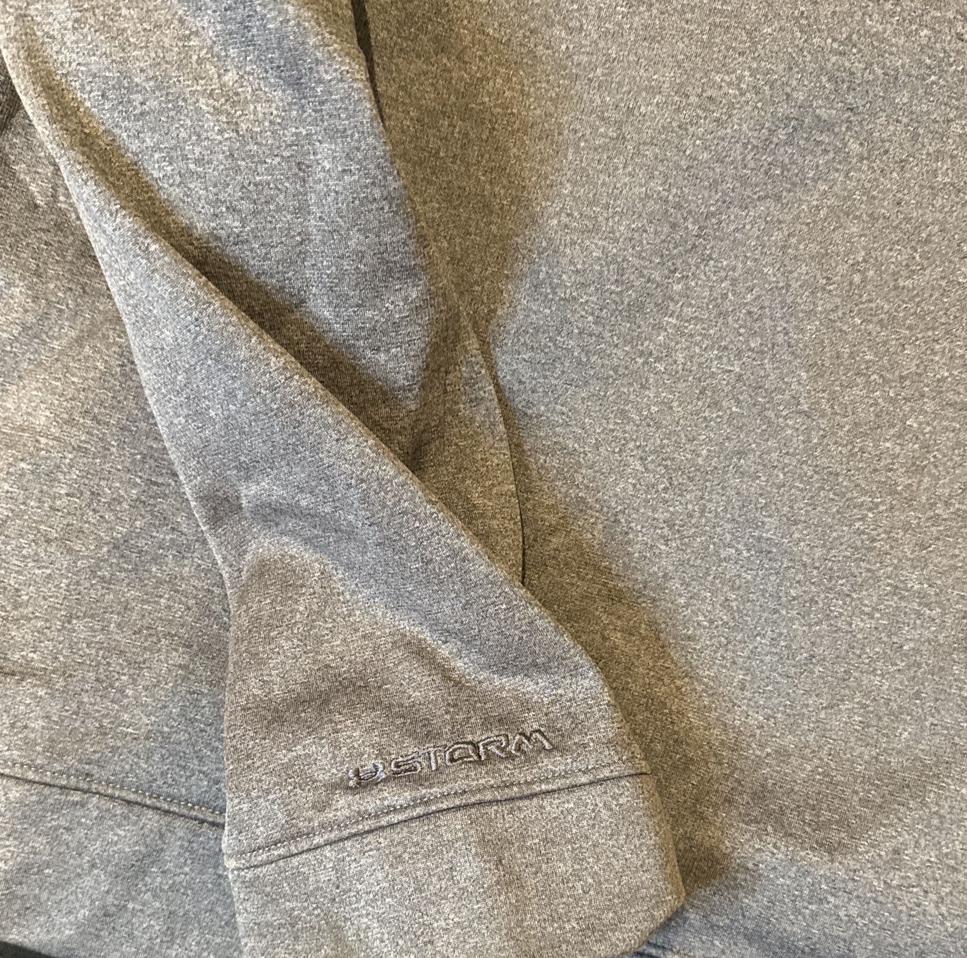Under Armour Full Zip Jacket Size 2XL Gray UA Storm Fleece Athletic 5