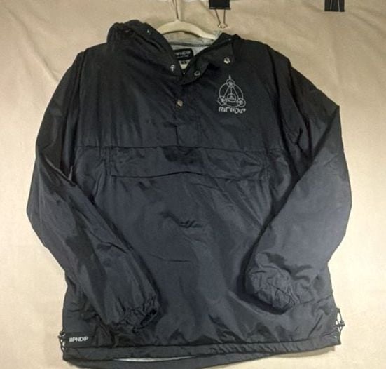 Ripndip Crop Circles Reflective Windbreaker Size M Pullover Hoodie 2