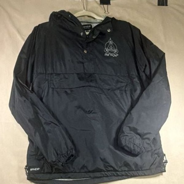 Ripndip Crop Circles Reflective Windbreaker Size M Pullover Hoodie