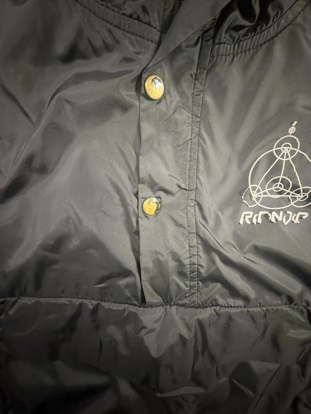Ripndip Crop Circles Reflective Windbreaker Size M Pullover Hoodie 9