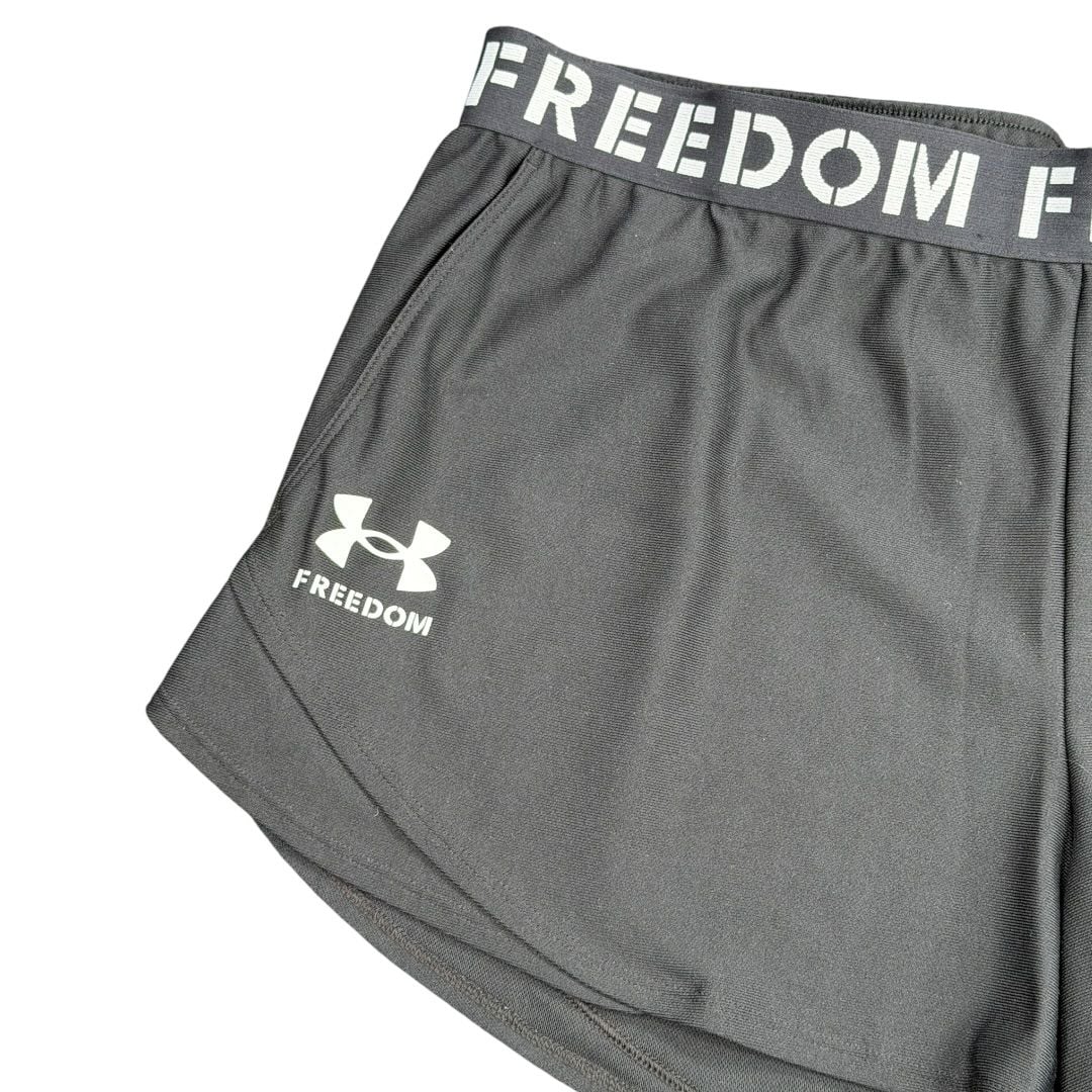 Under Armour Freedom Play Up Shorts Size XL Black Athletic Running 3