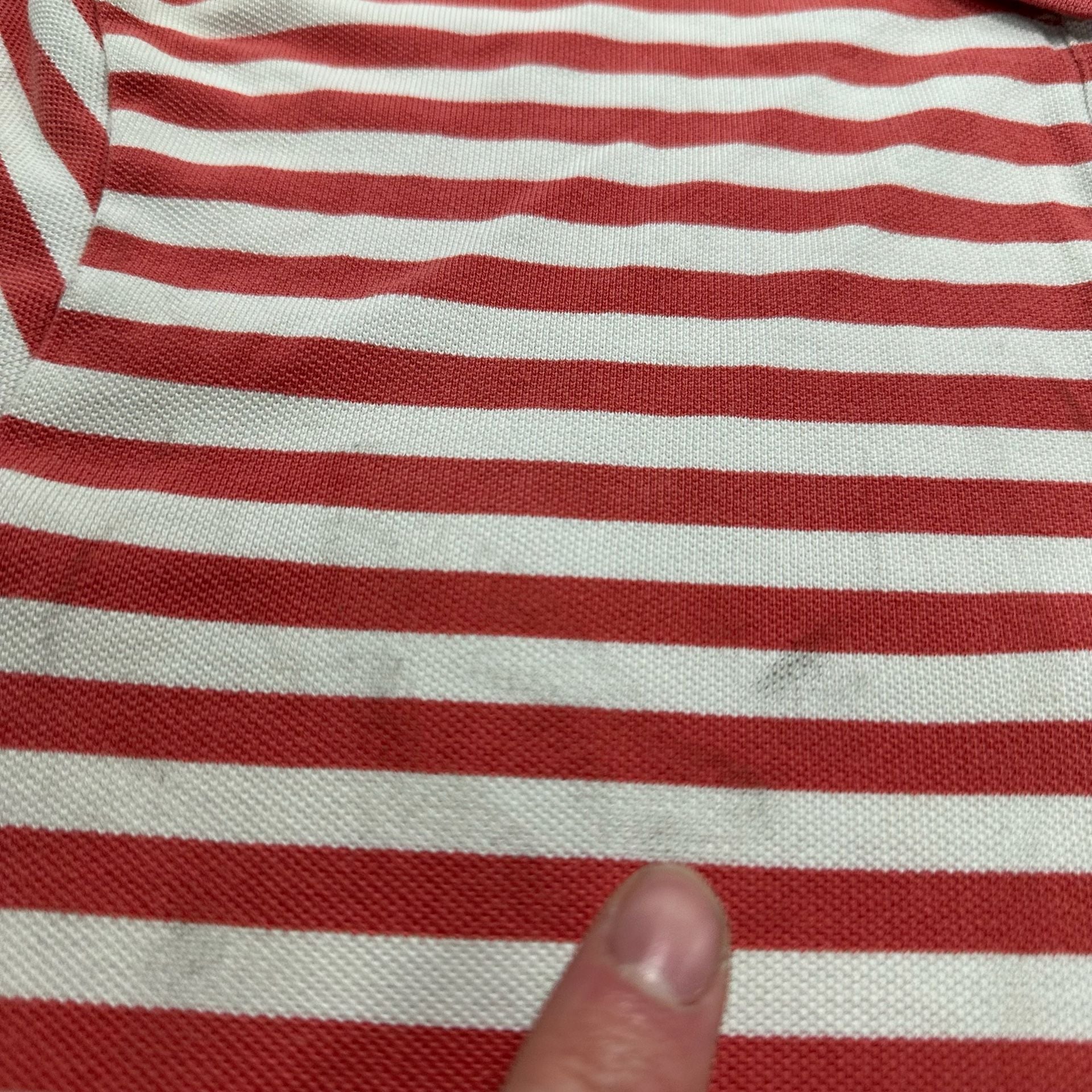 Polo Ralph Lauren Custom Fit Striped Polo Shirt Pony Logo Medium Preppy 7