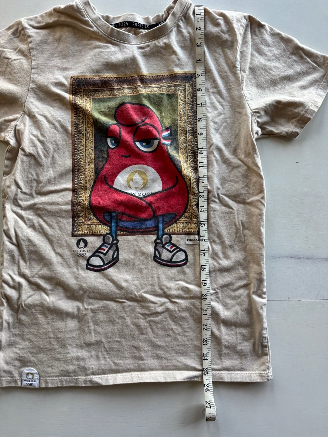 Paris 2024 Olympic Games Mascot Graphic T-Shirt Size M 11