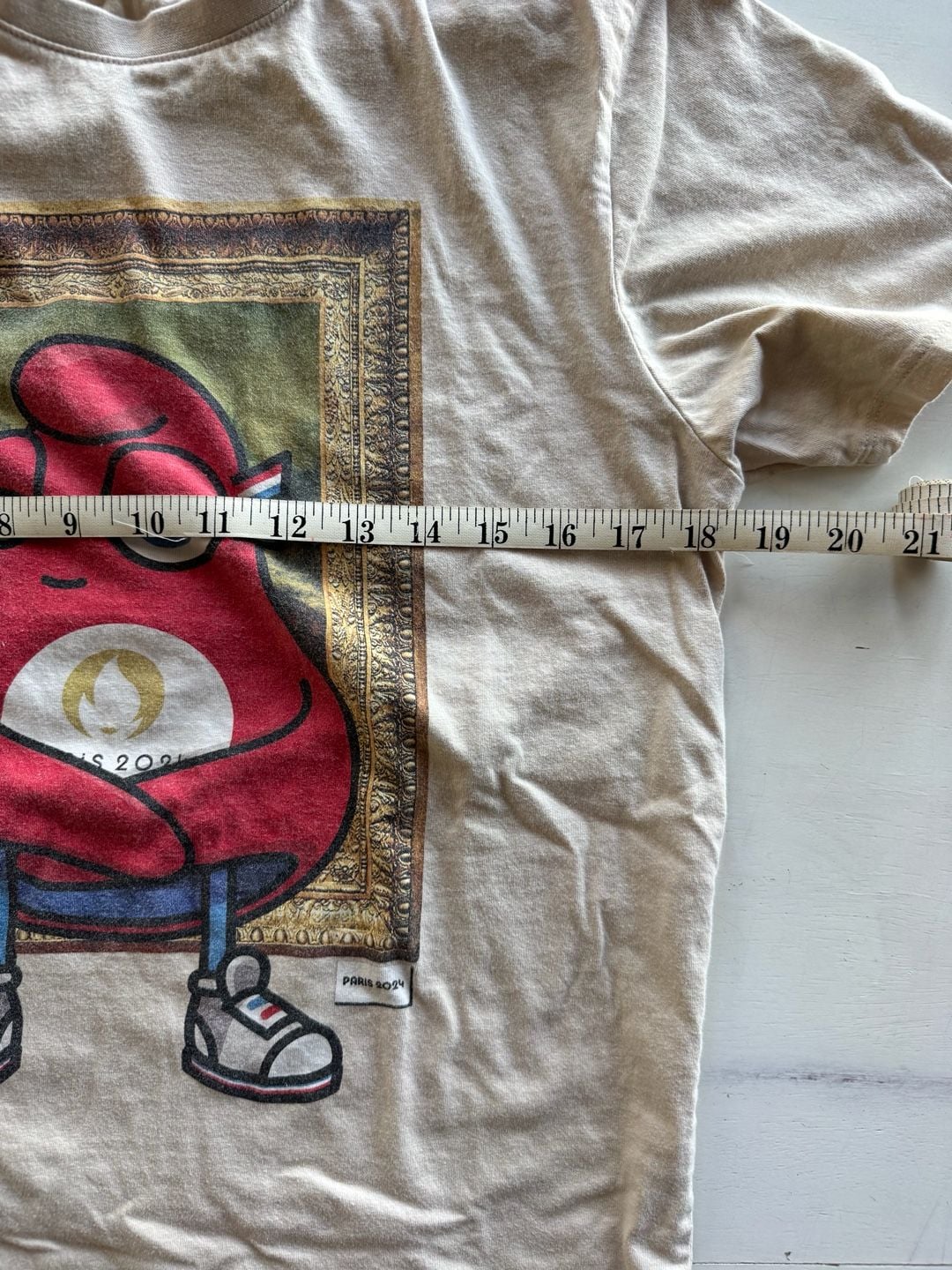 Paris 2024 Olympic Games Mascot Graphic T-Shirt Size M 12