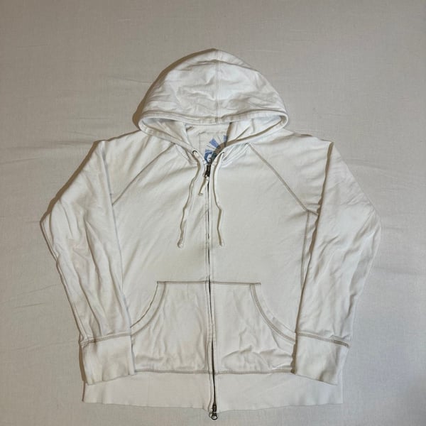 Gap Sunshine White Zip-Up Hoodie Size XL Women’s 