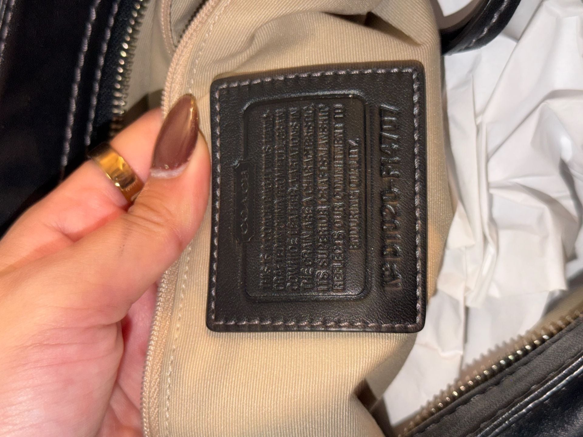 Coach Zoe Hobo Leather Shoulder Bag Black 8