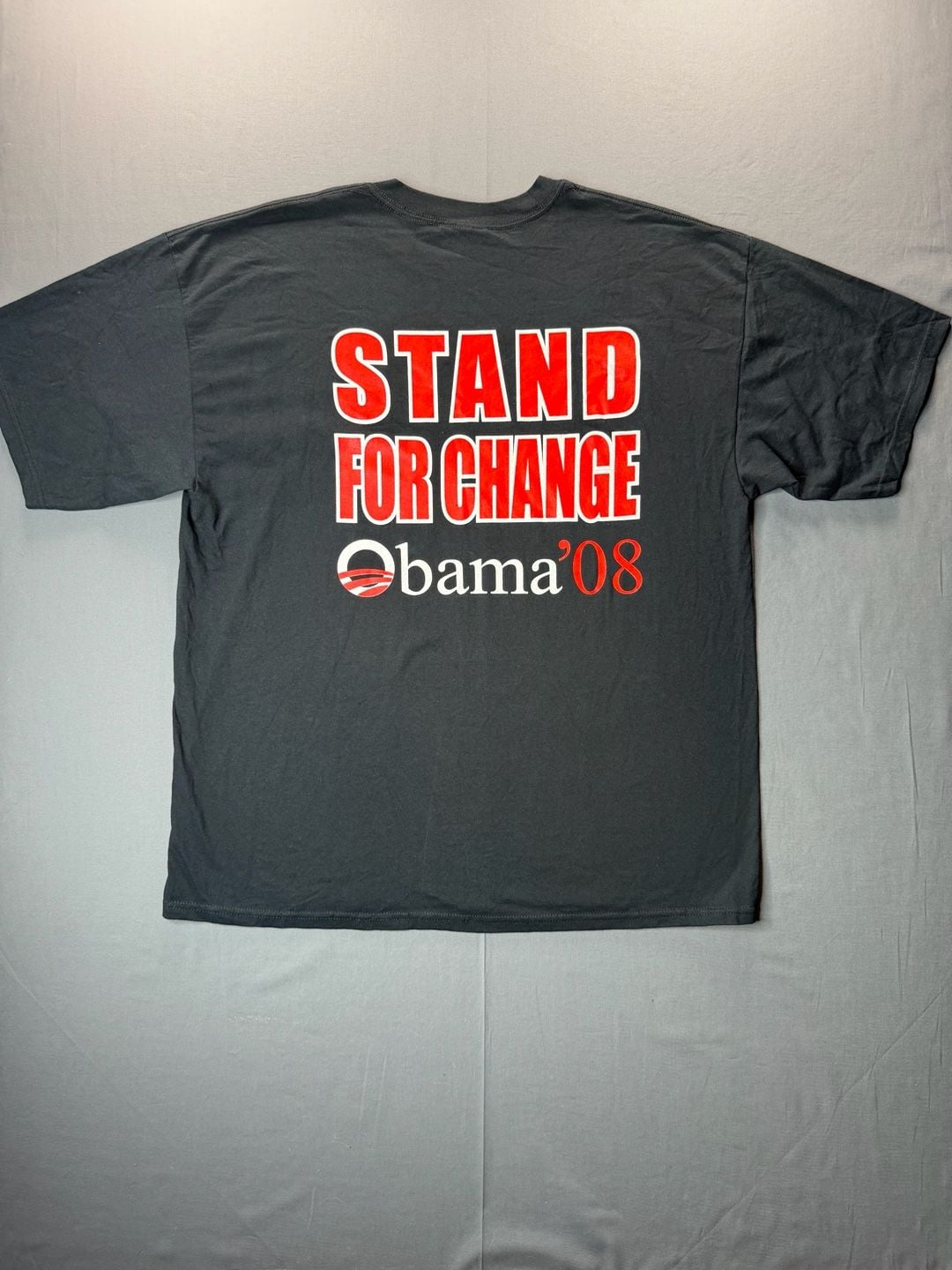 Barack Obama 08 Rap T-Shirt 2XL Black Change We Can Believe In Vintage 7