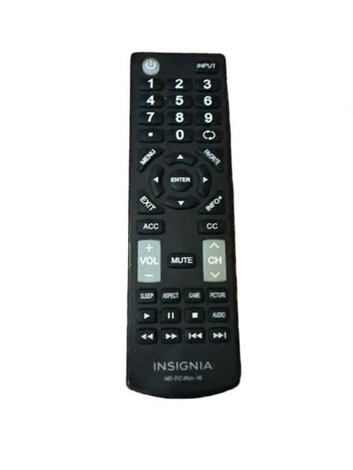 Insignia NS-RC4NA-18 TV Remote Control Black 1