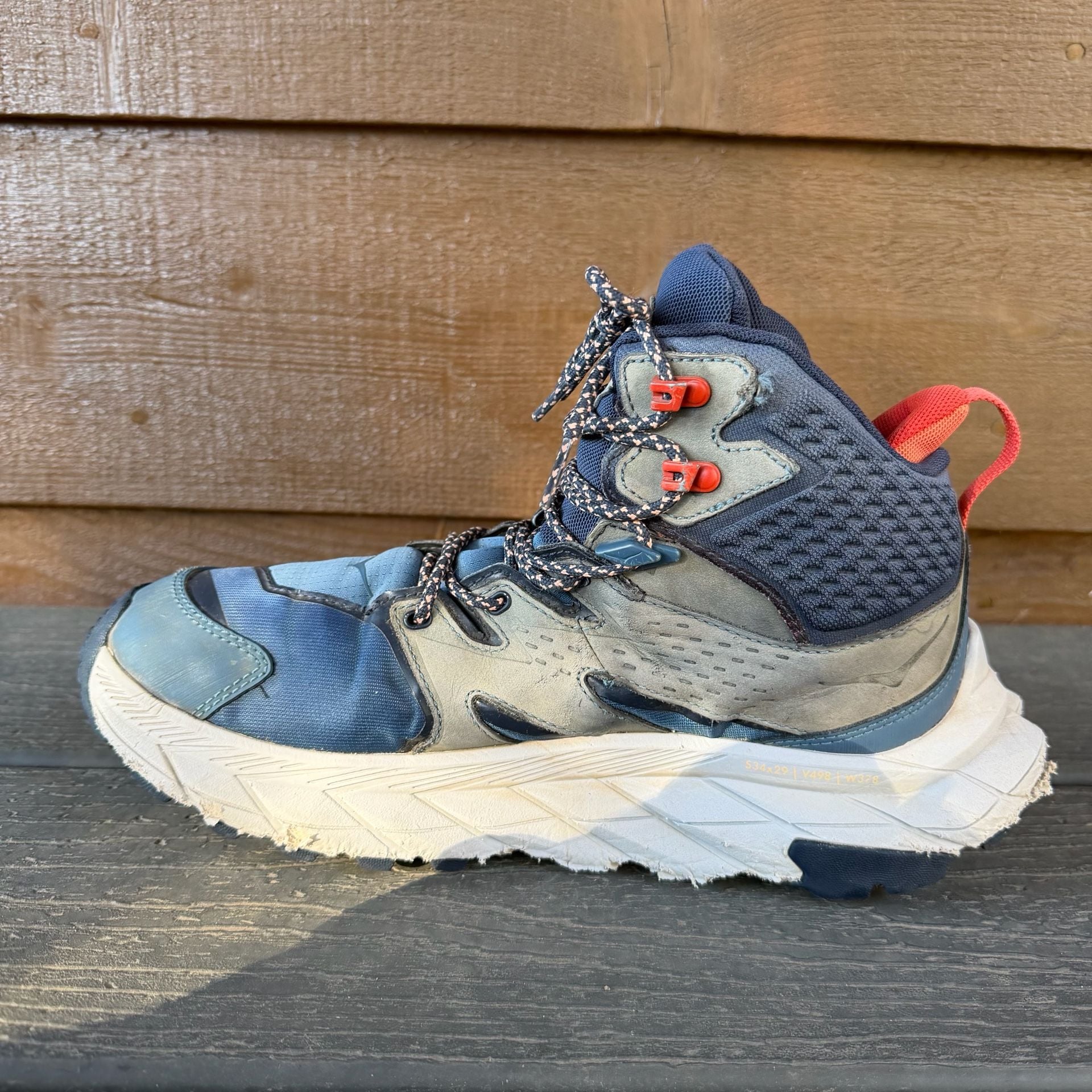 HOKA Anacapa Mid Gore-Tex 1119372/RTOS Hiking Boots Size 6.5 B 6