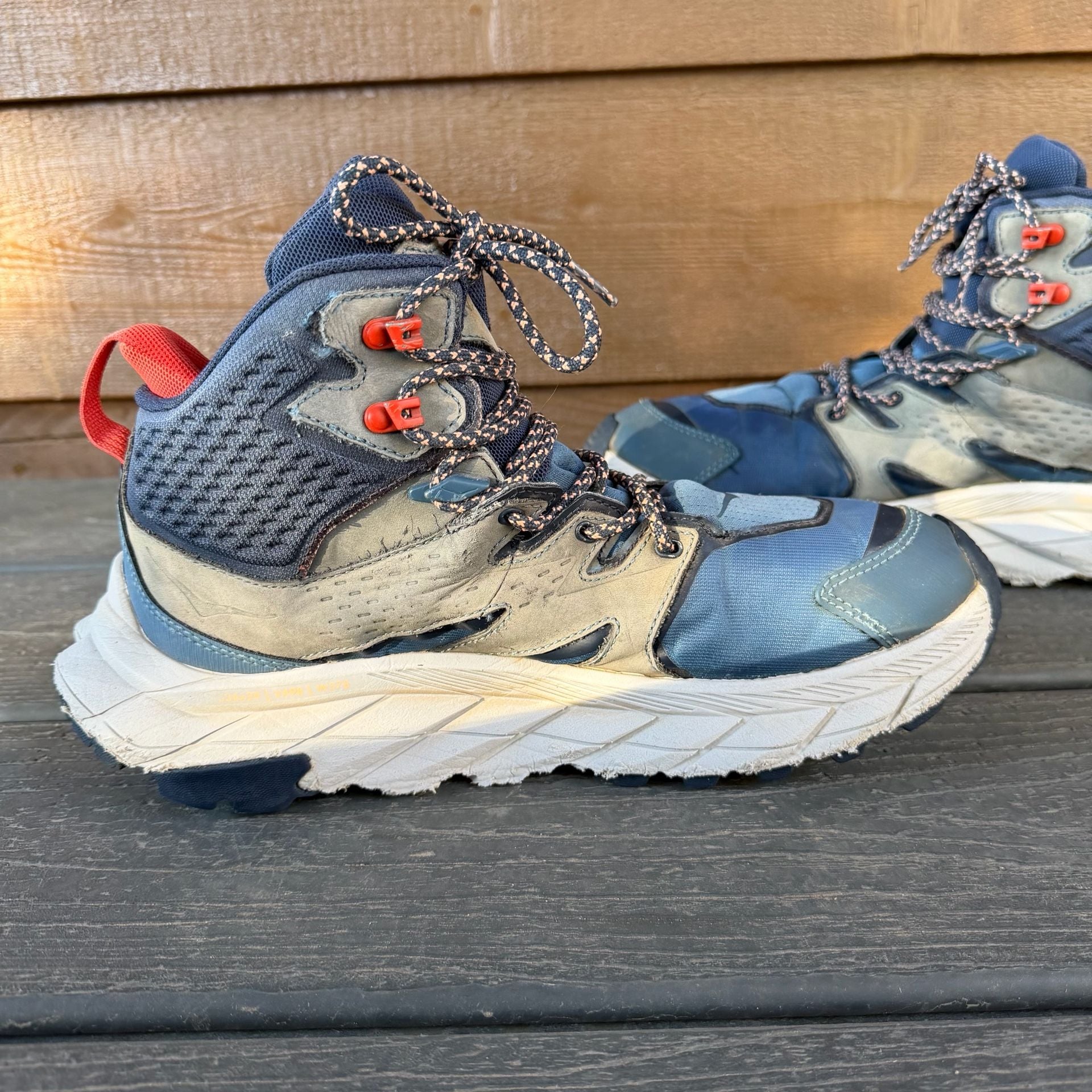 HOKA Anacapa Mid Gore-Tex 1119372/RTOS Hiking Boots Size 6.5 B 7